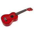 Harley Benton UK-12 Stain Ash Red sopranové ukulele