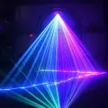 RGB laserový 500MW paprsek Line Scanner Projektor