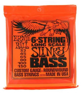 Ernie Ball  EB 2838 niklové struny na 6-strunnou basovou kytaru