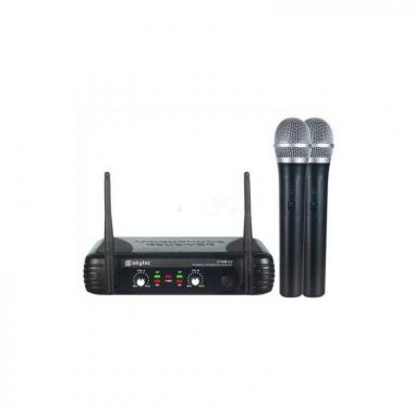 Skytec mikrofonní set UHF, 2 kanálový, 2x ručka