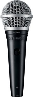 SHURE PGA48- XLR dynamický mikrofon s vypínačem