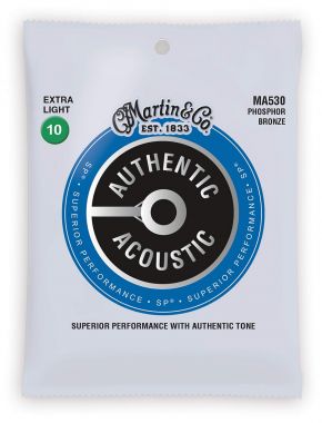 MA 530 MARTIN Authentic SP 92/8 Phosphor Bronze Extra Light