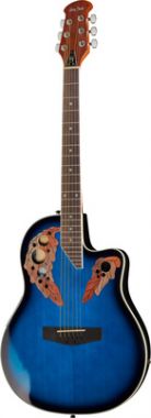 Harley Benton HBO-850 Blue kytara akustická s ozvučením