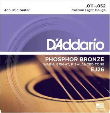 D´ADDARIO EJ26 kovové struny pro akustickou kytaru 0,11