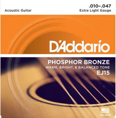 D´ADDARIO EJ15 kovové struny pro akustickou kytaru 0,10