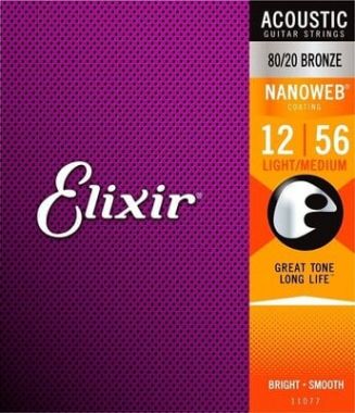 ELIXIR Nanoweb 80/20 Bronze Light-Medium 11077