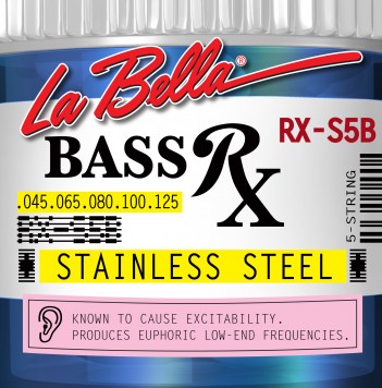 La Bella RX-S5B struny na baskytaru