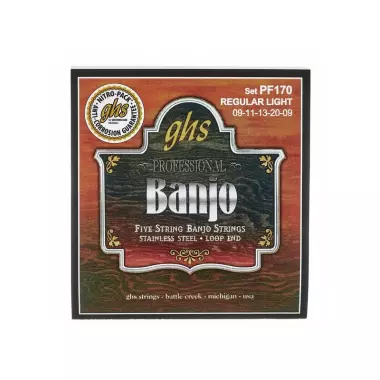 Struny na banjo GHS PF 170 09-020