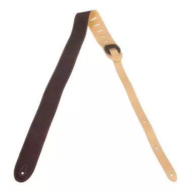 Kytarový řemen Martin Guitar Soft Leather Strap Brown