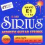 Struny kovové pro akustickou kytaru Gorstrings S-340 Sirius