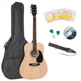 Encore EWP-100NAT Acoustic Guitar Outfit natural