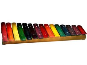Stagg XYLO-J15 RB  xylofon, 15 barevných kamenů