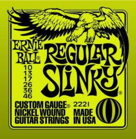 Struny pro elektrickou kytaru Ernie Ball EB 2221