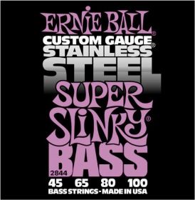 Ernie Ball Ernie Ball EB 2844 struny na  baskytaru Super Slinky Bass 45-100