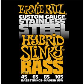 Ernie Ball Ernie Ball EB 2843 struny na  baskytaru Hybrid Slinky Bass 45-105