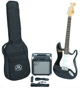 SX SX SE1 Electric Guitar Kit Black