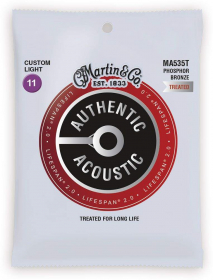 MA 535T MARTIN Authentic Lifespan 2.0 92/8 Phosphor Bronze Extra Light