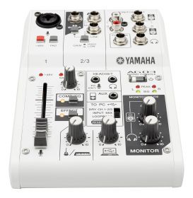 Mix, audio rozhraní Yamaha AG03 mk2 WH