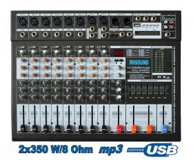 Powermixy M10235PUSB  profesionální 10 kanálový powermix