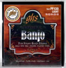 Struny na banjo GHS PF 130 10-22