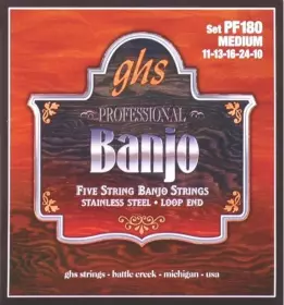 Struny na banjo GHS PF 180 10-24