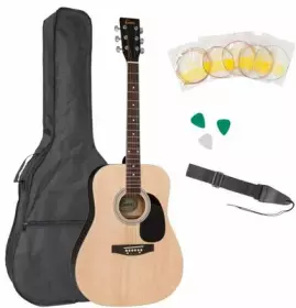 Encore EWP-100NAT Acoustic Guitar Outfit natural