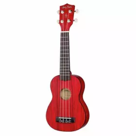 Harley Benton Harley Benton UK-12 Stain Ash Red sopranové ukulele