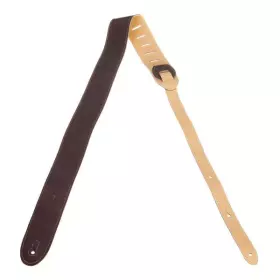 Kytarový řemen Martin Guitar Soft Leather Strap Brown